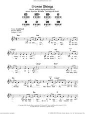 Cover icon of Broken Strings sheet music for voice and other instruments (fake book) by James Morrison featuring Nelly Furtado, James Morrison, Nelly Furtado, Fraser Thorneycroft-Smith and Nina Woodford, intermediate skill level
