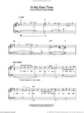 Cover icon of In My Own Time, (intermediate) sheet music for piano solo by Delta Goodrem, intermediate skill level