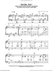 Cover icon of Not Me, Not I, (intermediate) sheet music for piano solo by Delta Goodrem, intermediate skill level