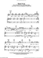 Cover icon of Back It Up sheet music for voice, piano or guitar, intermediate skill level