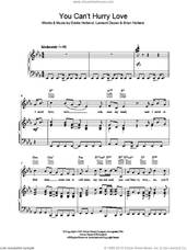 Cover icon of You Can't Hurry Love sheet music for voice, piano or guitar by Phil Collins, Brian Holland, Eddie Holland and Lamont Dozier, intermediate skill level
