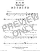 Cover icon of Do-Re-Mi (from The Sound Of Music) sheet music for guitar solo (chords) by Richard Rodgers, Oscar II Hammerstein and Rodgers & Hammerstein, easy guitar (chords)