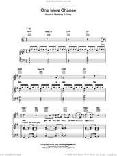 Cover icon of One More Chance sheet music for voice, piano or guitar by Michael Jackson and Robert Kelly, intermediate skill level