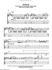 Cover icon of Arizona sheet music for guitar (tablature) by Kings Of Leon, Caleb Followill, Jared Followill, Matthew Followill and Nathan Followill, intermediate skill level