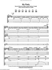Cover icon of My Party sheet music for guitar (tablature) by Kings Of Leon, Caleb Followill, Jared Followill, Matthew Followill and Nathan Followill, intermediate skill level
