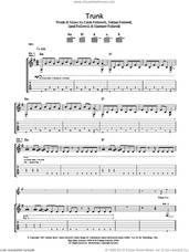 Cover icon of Trunk sheet music for guitar (tablature) by Kings Of Leon, Caleb Followill, Jared Followill, Matthew Followill and Nathan Followill, intermediate skill level