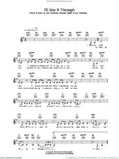 Cover icon of I'll See It Through sheet music for voice and other instruments (fake book) by Texas, intermediate skill level