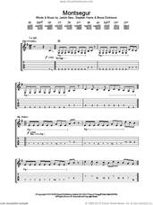 Cover icon of Montsegur sheet music for guitar (tablature) by Iron Maiden, intermediate skill level