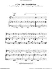 Cover icon of (I Got That) Boom Boom sheet music for voice, piano or guitar by Britney Spears, intermediate skill level