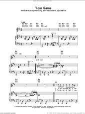 Cover icon of Your Game sheet music for voice, piano or guitar by Will Young, intermediate skill level