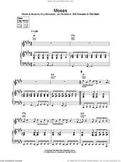 Cover icon of Moses sheet music for voice, piano or guitar by Coldplay, intermediate skill level