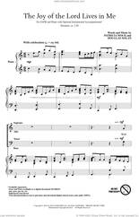 Cover icon of The Joy Of The Lord Lives In Me sheet music for choir (SATB: soprano, alto, tenor, bass) by Patricia Mock and Douglas Nolan, Douglas Nolan and Patricia Mock, intermediate skill level
