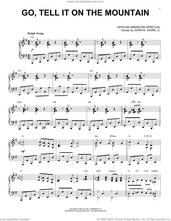 Cover icon of Go, Tell It On The Mountain [Boogie Woogie version] (arr. Brent Edstrom) sheet music for piano solo by John W. Work, Jr., Brent Edstrom and Miscellaneous, intermediate skill level