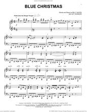Cover icon of Blue Christmas [Boogie Woogie version] (arr. Brent Edstrom) sheet music for piano solo by Elvis Presley, Brent Edstrom, Billy Hayes and Jay Johnson, intermediate skill level