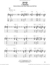 Cover icon of 2112-I Overture sheet music for guitar (tablature, play-along) by Rush, Alex Lifeson, Geddy Lee and Neil Peart, intermediate skill level