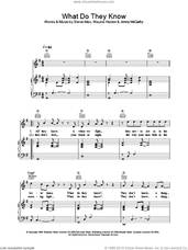 Cover icon of What Do They Know sheet music for voice, piano or guitar by Westlife, intermediate skill level