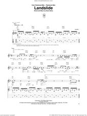 Cover icon of Landslide sheet music for guitar (tablature) by Fleetwood Mac and Stevie Nicks, intermediate skill level