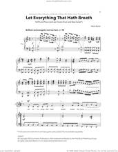 Cover icon of Let Everything That Hath Breath sheet music for choir (SATB: soprano, alto, tenor, bass) by Mark Butler, intermediate skill level