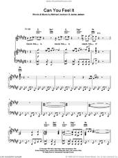 Cover icon of Can You Feel It sheet music for voice, piano or guitar by The Jacksons, Jackie Jackson and Michael Jackson, intermediate skill level