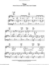 Cover icon of Time sheet music for voice, piano or guitar by Anastacia, intermediate skill level