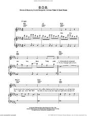 Cover icon of B.O.B. sheet music for voice, piano or guitar by OutKast, intermediate skill level