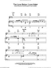 Cover icon of The Love Below / Love Hater sheet music for voice, piano or guitar by OutKast, intermediate skill level