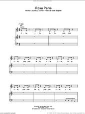 Cover icon of Rosa Parks sheet music for voice, piano or guitar by OutKast, intermediate skill level