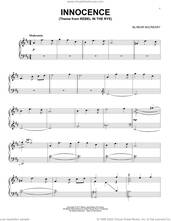 Cover icon of Innocence (from Rebel In The Rye) sheet music for piano solo by Bear McCreary, intermediate skill level