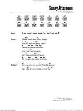 Cover icon of Sunny Afternoon sheet music for guitar (chords) by The Kinks and Ray Davies, intermediate skill level
