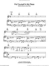 Cover icon of Put Yourself In My Place sheet music for voice, piano or guitar by Kylie Minogue and Jimmy Harry, intermediate skill level