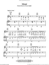 Cover icon of Ghost sheet music for voice, piano or guitar by Little Boots and Victoria Hesketh, intermediate skill level