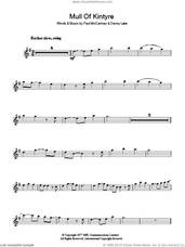 Cover icon of Mull Of Kintyre sheet music for voice and other instruments (fake book) by Paul McCartney, Paul McCartney and Wings and Denny Laine, intermediate skill level