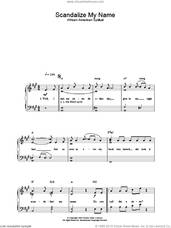 Cover icon of Scandalize My Name sheet music for piano solo, easy skill level