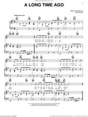 Cover icon of A Long Time Ago sheet music for voice, piano or guitar by Jim Croce, intermediate skill level