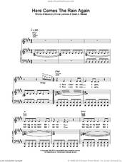 Cover icon of Here Comes The Rain Again sheet music for voice, piano or guitar by Alex Parks, intermediate skill level
