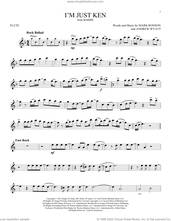 Cover icon of I'm Just Ken (from Barbie) sheet music for flute solo by Ryan Gosling, Andrew Wyatt and Mark Ronson, intermediate skill level