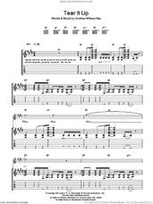 Cover icon of Tear It Up sheet music for guitar (tablature) by Andrew W.K. and Andrew Wilkes-Krier, intermediate skill level