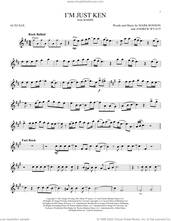 Cover icon of I'm Just Ken (from Barbie) sheet music for alto saxophone solo by Ryan Gosling, Andrew Wyatt and Mark Ronson, intermediate skill level