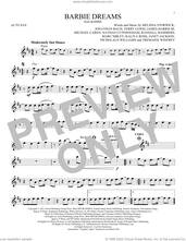 Cover icon of Barbie Dreams (from Barbie) (feat. Kaliii) sheet music for alto saxophone solo by FIFTY FIFTY, James Harris, Janet Jackson, Jonathan Bach, Kaliya Ross, Marc Sibley, Melissa Storwick, Michael Caren, Mike Caren, Nathan Cunningham, Nicholaus Williams, Randall Hammers, Terry Lewis and Tremaine Winfrey, intermediate skill level