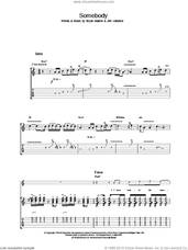Cover icon of Somebody sheet music for guitar (tablature) by Bryan Adams, intermediate skill level