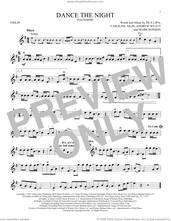 Cover icon of Dance The Night (from Barbie) sheet music for violin solo by Dua Lipa, Andrew Wyatt Blakemore, Caroline Ailin and Mark Ronson, intermediate skill level