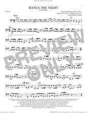 Cover icon of Dance The Night (from Barbie) sheet music for cello solo by Dua Lipa, Andrew Wyatt Blakemore, Caroline Ailin and Mark Ronson, intermediate skill level