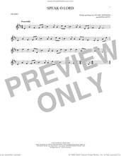 Cover icon of Speak O Lord sheet music for trumpet solo by Keith & Kristyn Getty, Keith Getty and Stuart Townend, intermediate skill level
