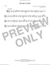 Cover icon of Speak O Lord sheet music for violin solo by Keith & Kristyn Getty, Keith Getty and Stuart Townend, intermediate skill level