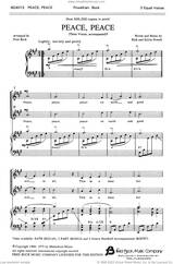 Cover icon of Peace, Peace (arr. Fred Bock) sheet music for choir (3-Part Treble) by Rick & Sylvia Powell, Fred Bock, Rick Powell and Sylvia Powell, intermediate skill level