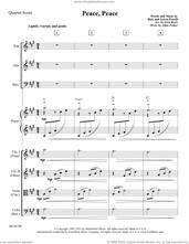Cover icon of Peace, Peace (arr. Fred Bock) (Quartet Parts) (COMPLETE) sheet music for orchestra/band by Fred Bock, Rick & Sylvia Powell, Rick Powell and Sylvia Powell, intermediate skill level