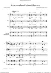 Cover icon of At the round earth's imagin'd corners sheet music for choir (ATB) by Cheryl Frances-Hoad, classical score, intermediate skill level