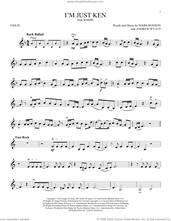 Cover icon of I'm Just Ken (from Barbie) sheet music for violin solo by Ryan Gosling, Andrew Wyatt and Mark Ronson, intermediate skill level
