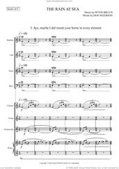 Cover icon of The Rain at Sea sheet music for orchestra/band (full score) by Peter Bruun, classical score, intermediate skill level