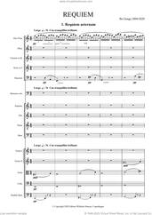 Cover icon of Requiem sheet music for orchestra/band (full score) by Bo Gunge, classical score, intermediate skill level